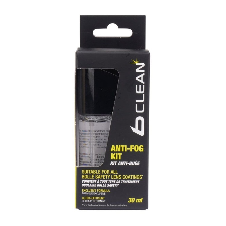 Zestaw Anti-Fog B-Clean B200 ze ściereczką z mikrofibry - 30 ml - Bolle